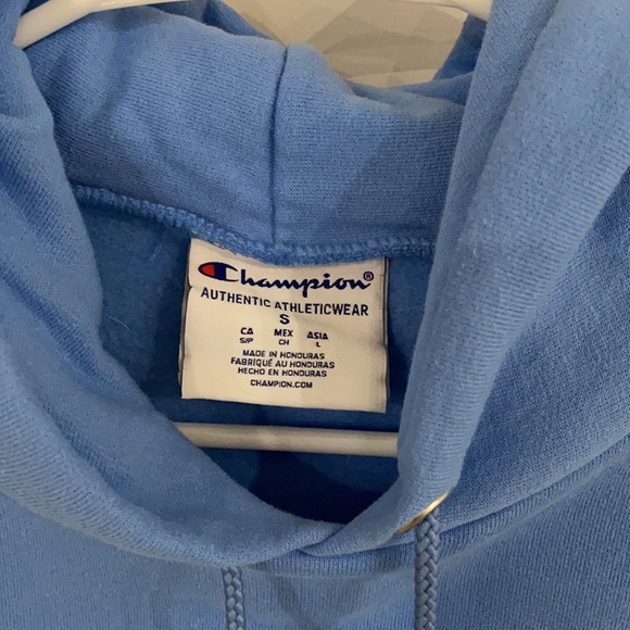 Light Blue Champion Hoodie - Picture 2 of 2